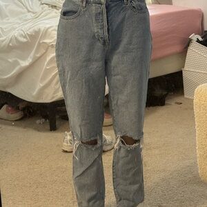 PacSun Light Blue Distressed Boyfriend Jeans